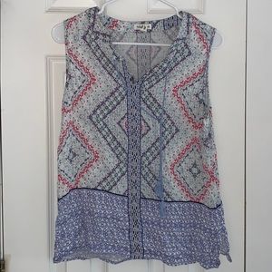 Pattern tank top